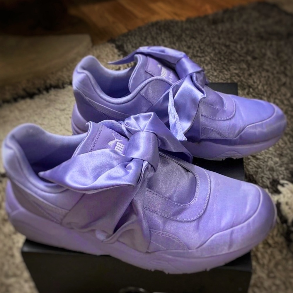 PUMA Fenty & Bow Rihanna Satin Sneakers